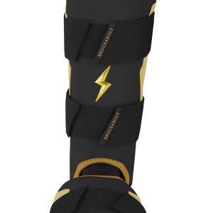 BRUCE BOLT Gold Series Leg Guard - GOLD BLACK