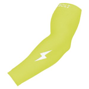 BRUCE BOLT Graduated Compression Premium Arm Sleeve - NEON YELLOW