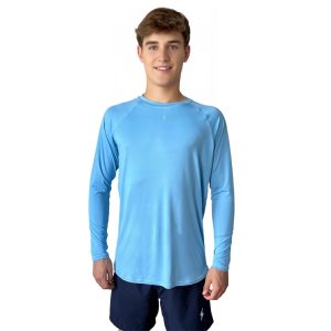 Performance Long Sleeve Shirt - Baby Blue