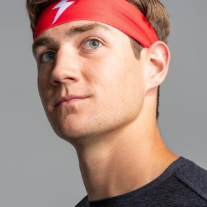 Performance Wide Headband - Red