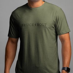 SuperSoft BRUCE BOLT Short Sleeve Shirt - Olive Green