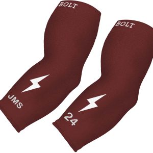 Personalized BRUCE BOLT Graduated Compression Premium 3/4 Arm Sleeve - MAROON