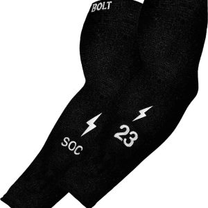 Personalized BRUCE BOLT Graduated Compression Premium Arm Sleeve - BLACK