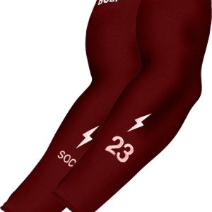 Personalized BRUCE BOLT Graduated Compression Premium Arm Sleeve - MAROON