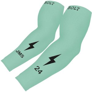 Personalized BRUCE BOLT Graduated Compression Premium Arm Sleeve - MINT