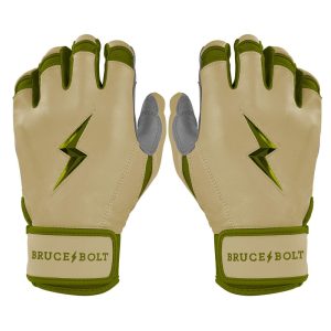 PREMIUM PRO Patriot Series Short Cuff Batting Gloves - MILITARY BEIGE