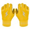 PREMIUM PRO Short Cuff Batting Gloves - YELLOW