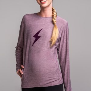 Women's SuperSoft BOLT Long Sleeve Shirt - Cranberry